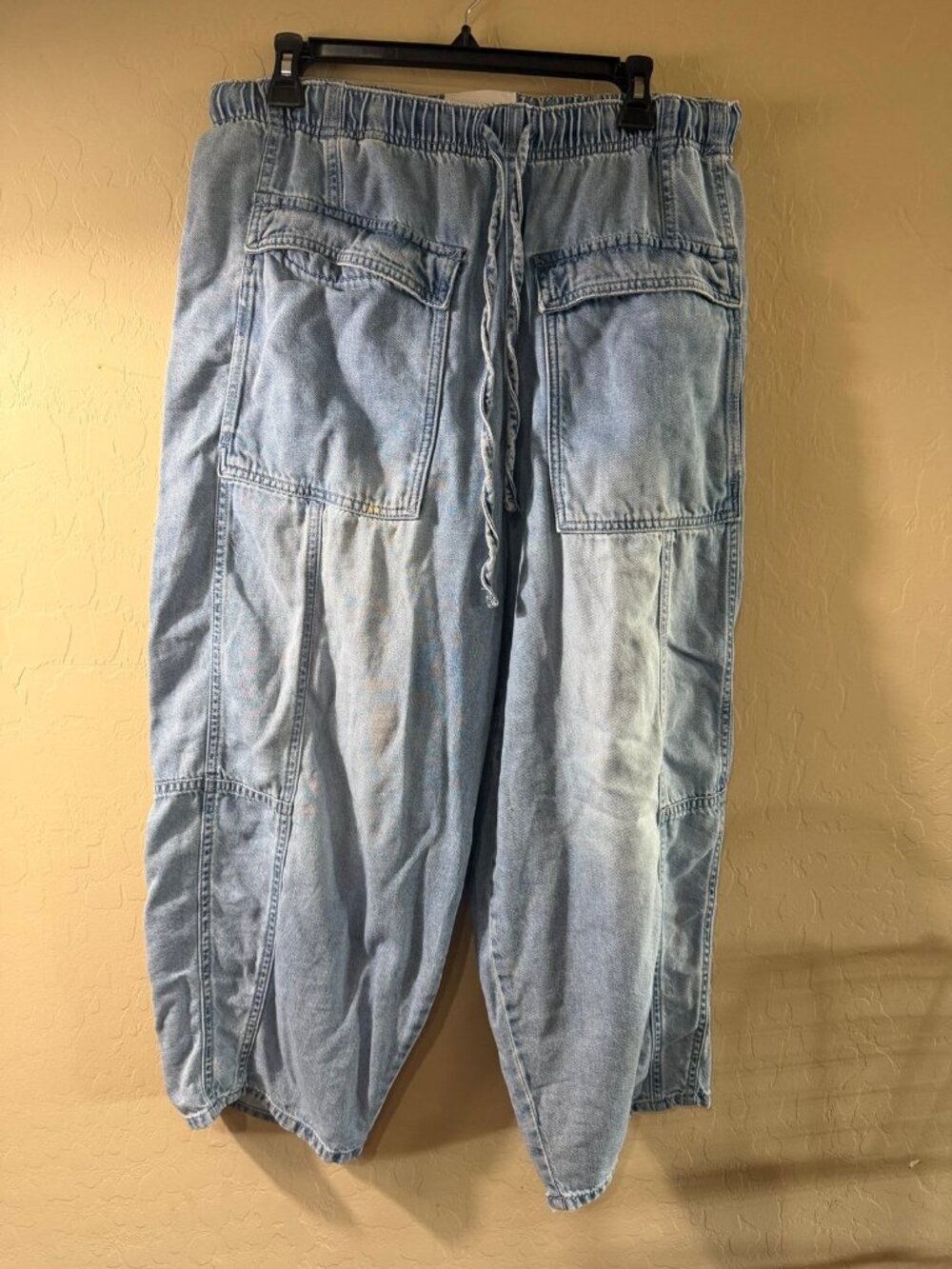 Habitual denim cargo jogger pants